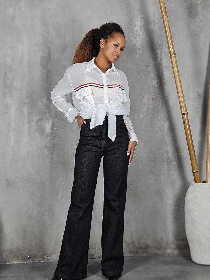 Джинсы Please прямые черные, фотография №2