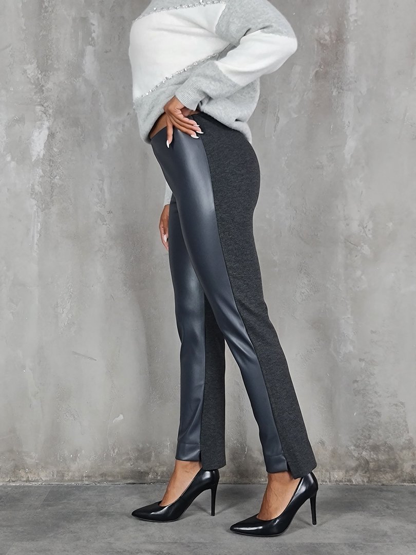 Легинсы Barbara Alvisi комбинированные серые , фотография №1