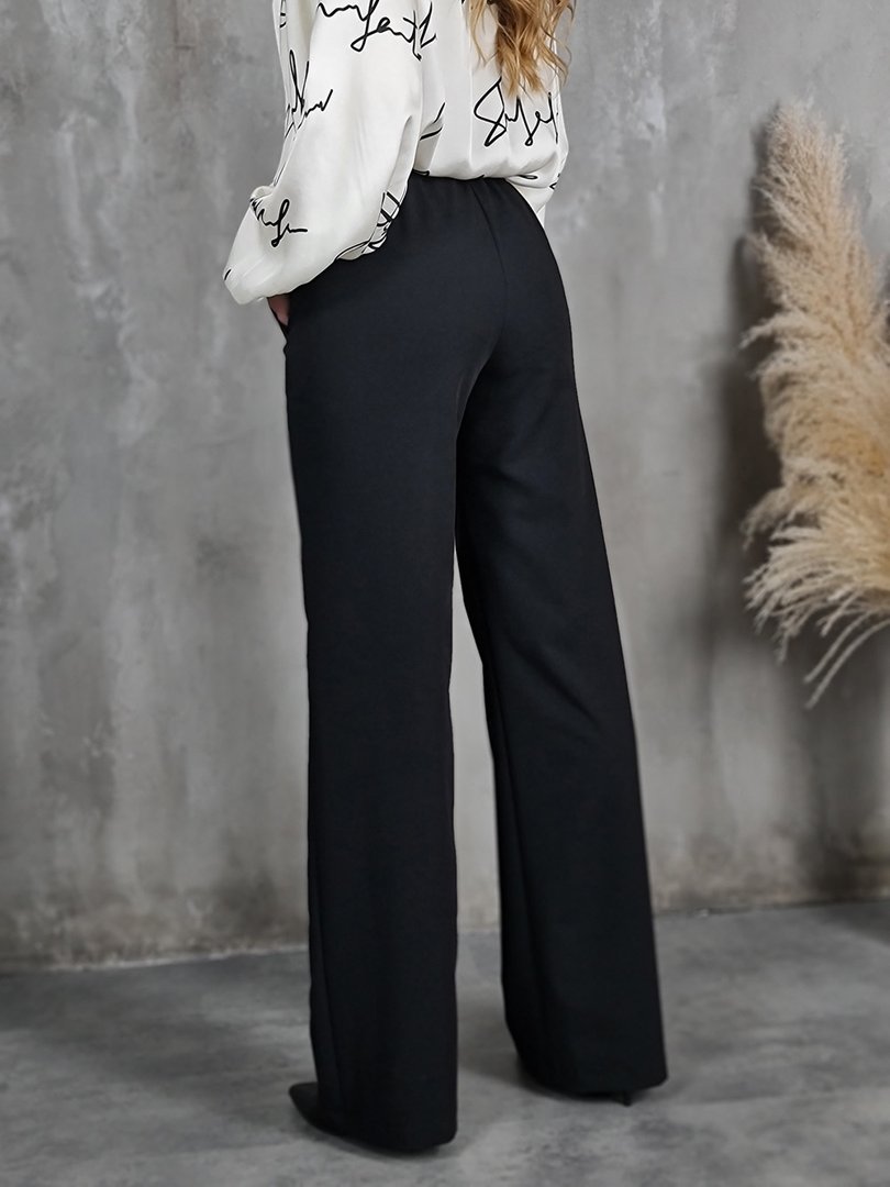 Брюки Barbara Alvisi прямые чёрные, фотография №3