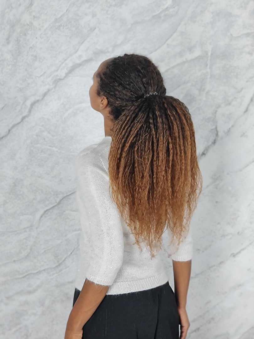 Джемпер Kontatto с пайетками вязаный молочный, фотография №4