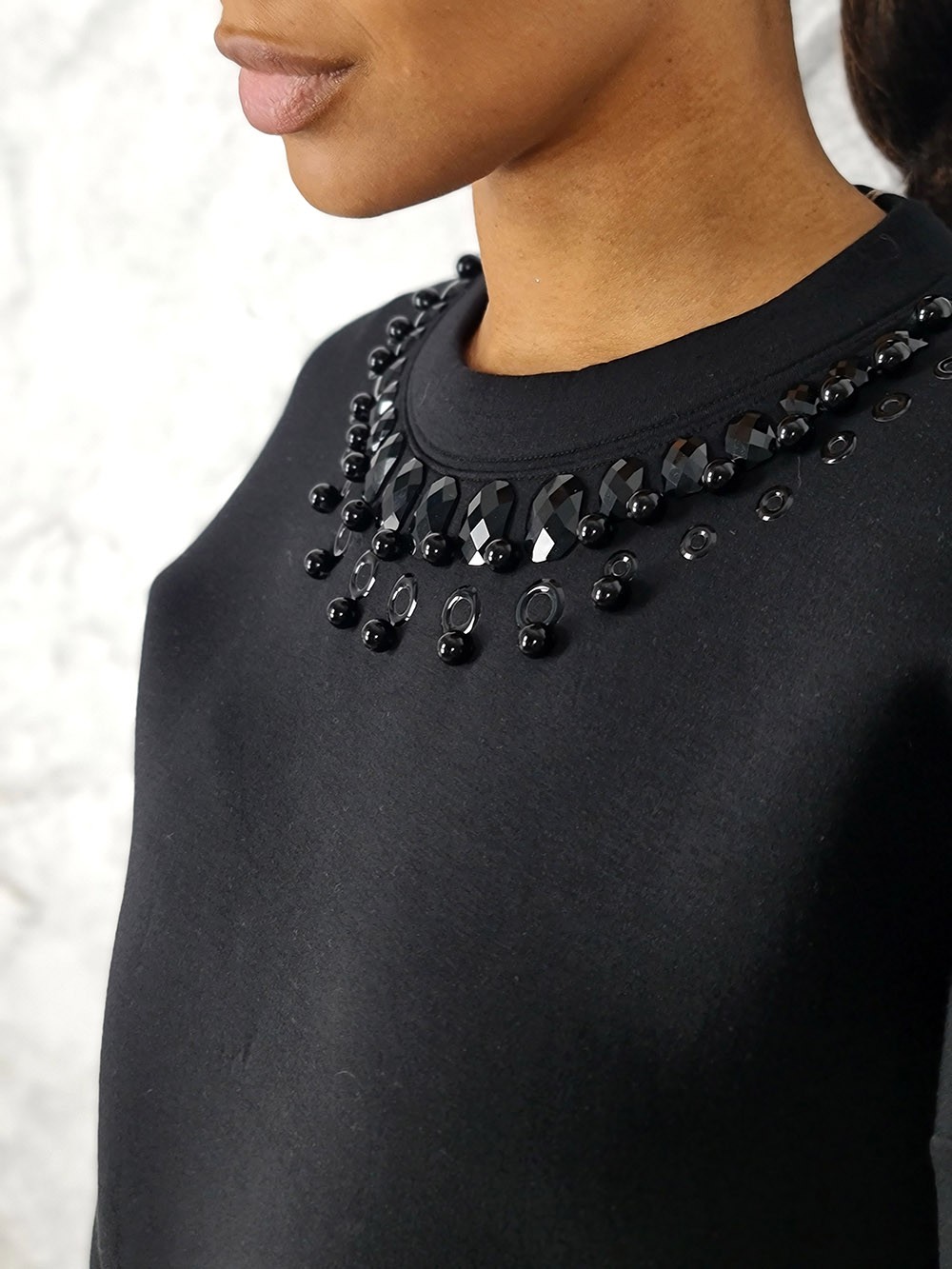 Костюм Rosa Shock с декором на вороте черный, фотография №5