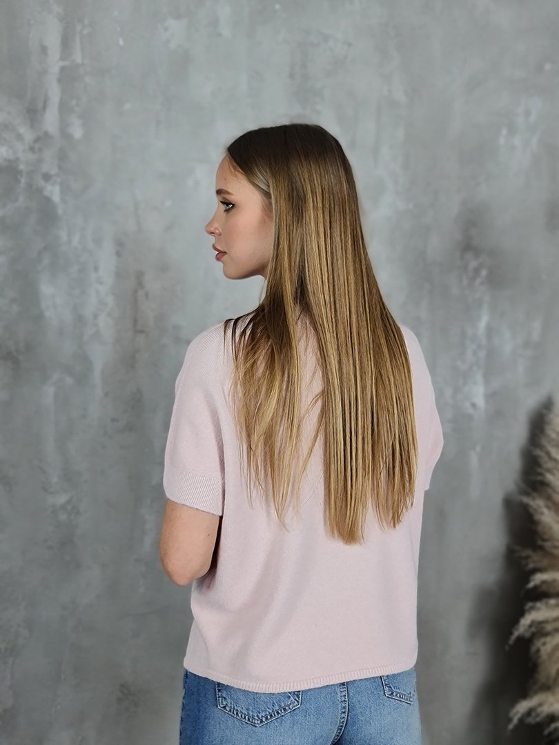 Джемпер Imperial с рукавом 3/4 пудровый, фотография №3