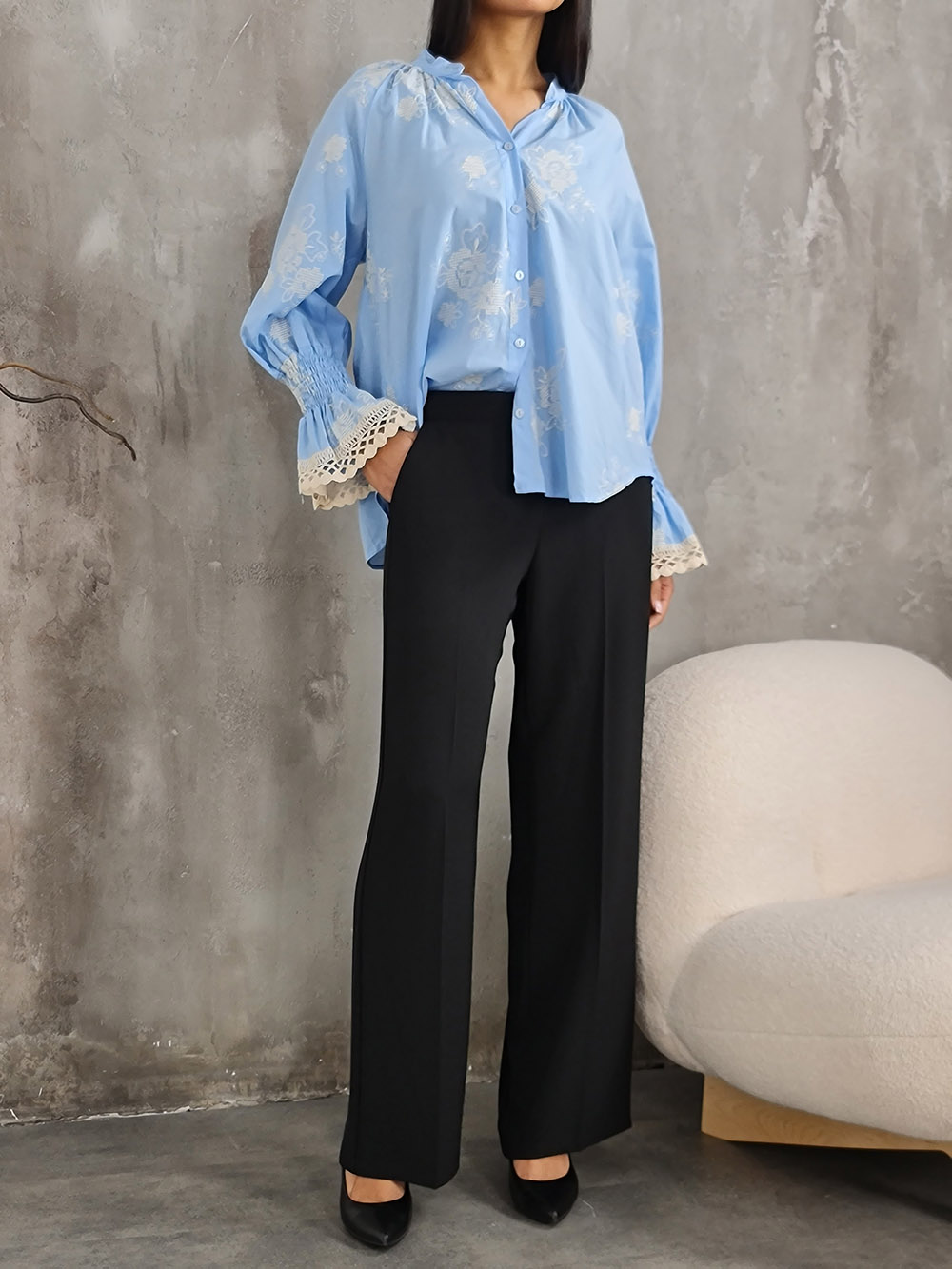 Брюки imperial резинка сзади черные, фотография №1