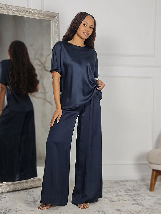 Костюм CLOTHÉ футболка + брюки темно-синий