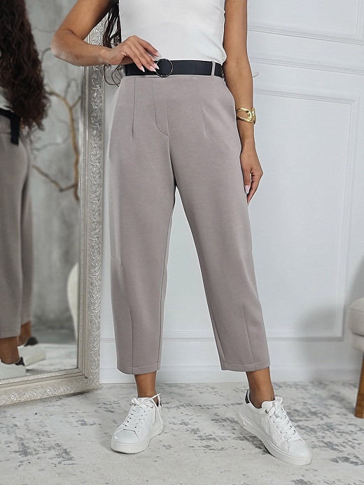 Брюки Imperial  с черным ремнем тауп