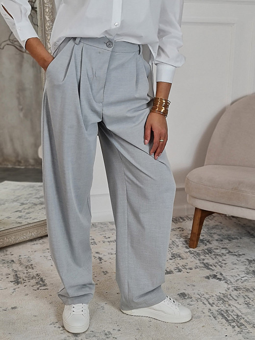 Брюки Imperial классические светло-серые