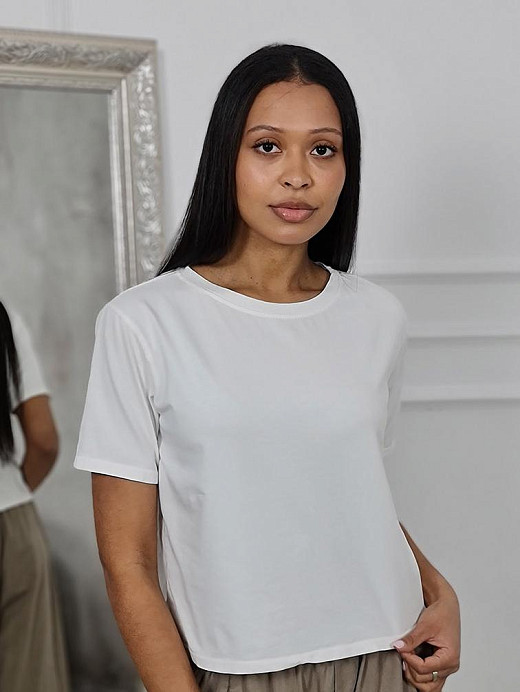 Футболка MIHO'S базовая белая 