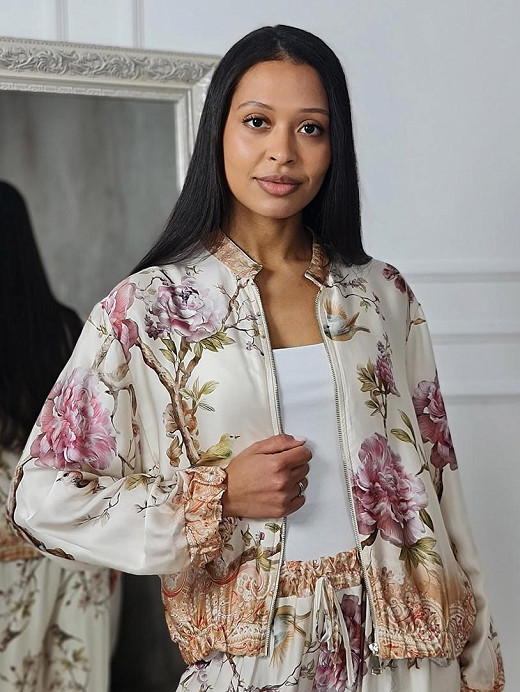 Бомбер new collection с принтом от костюма молочного 