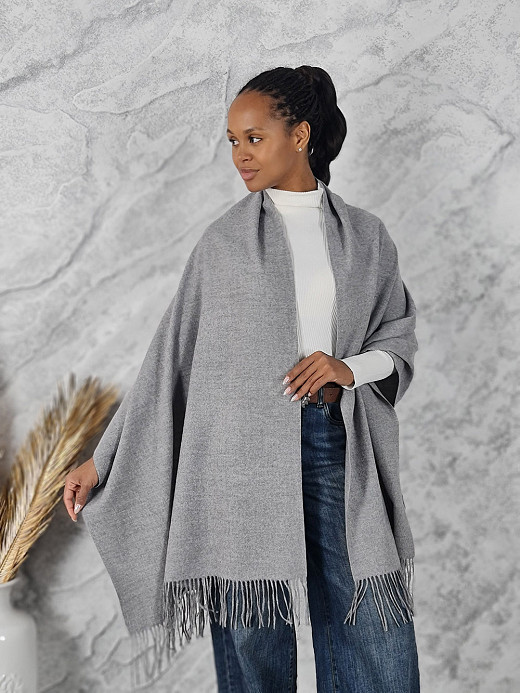 Палантин Vane.dy меланж серый