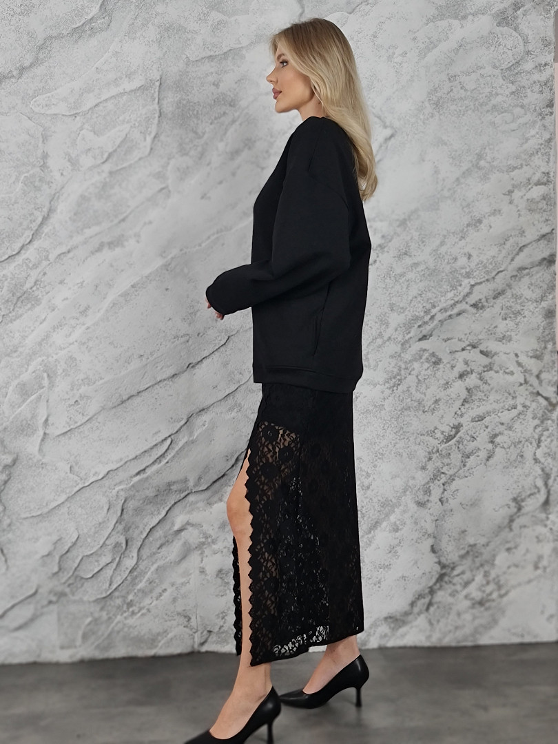 Платье Souvenir кружево черное, фотография №4
