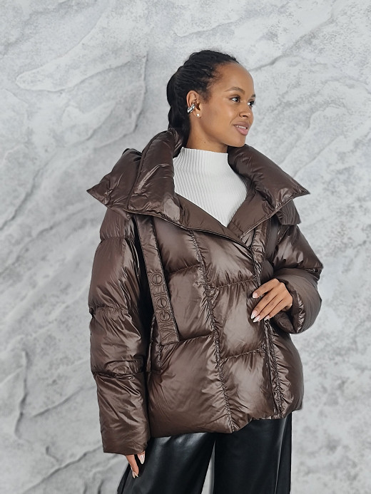 Куртка Vicolo на магнитах шоколад