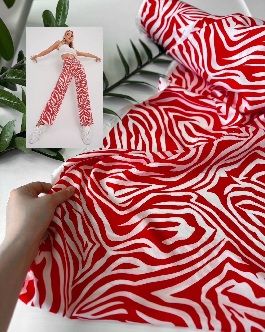 Штапель зебра