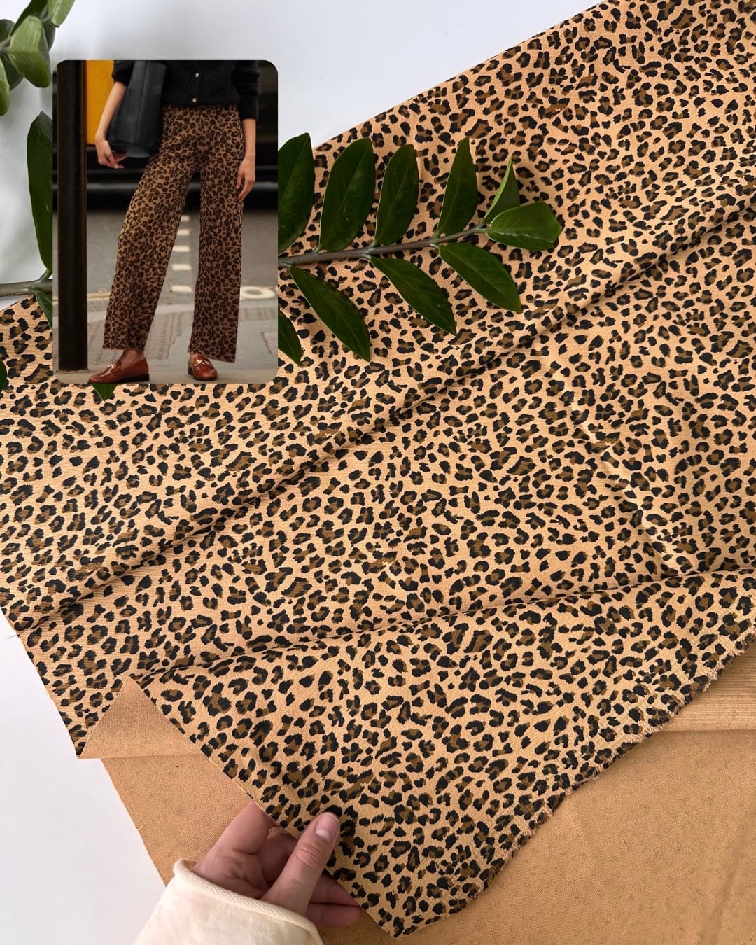 Джинса леопард