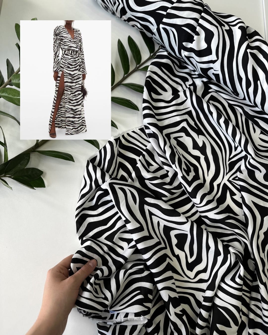 Штапель зебра