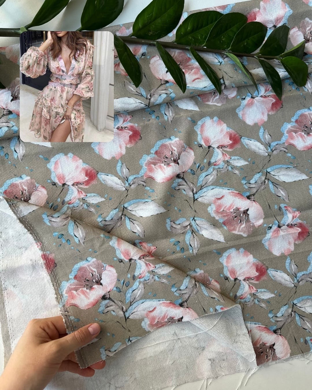 Лен принтованный