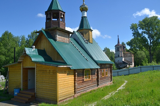 Скит  в честь преподобного Трифона Вятского, подворье Троицкого Соликамского мужского монастыря в селе Пыскор