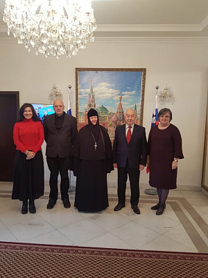 В Словении состоялась встреча настоятельницы Свято-Никольского Черноостровского монастыря с российским послом и разработчиками дизайн-проекта интерактивного музея обители