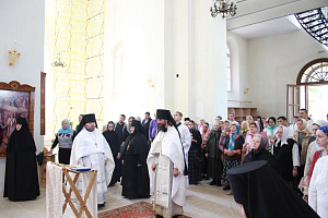 В день Вознесения Господня в Кресто-Воздвиженском Иерусалимском монастыре состоялся престольный праздник