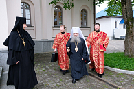 Митрополит Варсонофий совершил всенощное бдение в Константино-Еленинском монастыре 