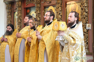 В Высоко-Петровском монастыре состоялся малый престольный праздник 