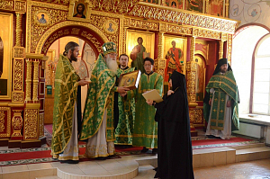 Настоятельница Свято-Троицкого Александро-Невского монастыря получила Патриаршее поздравление в день тезоименитства