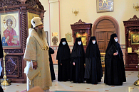 Митрополит Артемий отслужил Литургию в Петропавловском монастыре Хабаровской епархии