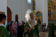 Митрополит Лонгин возглавил престольный праздник в Свято-Сергиевском монастыре Саратовской митрополии