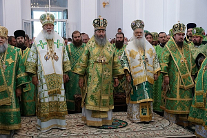 Блаженнейший митрополит Онуфрий возглавил торжества  в Свято-Троицком Браиловском монастыре Винницкой митрополии