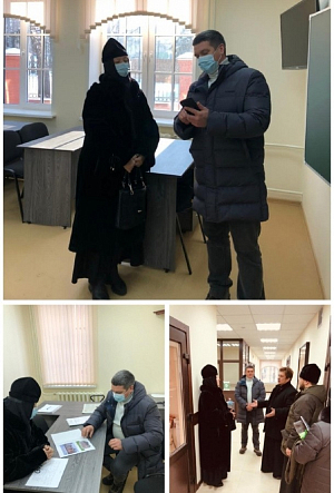 Настоятельниа Бугабашского монастыря Нефтекамской епархии посетила духовно-просветительский центр Бирской епархии