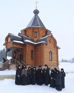 В Князь-Владимирской мужской пустыни Ливенской епархии освящен храм в честь преподобного Алексия, человека Божия