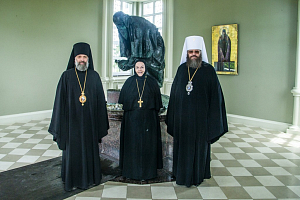 Епископ Скопинский и Шацкий Питирим (Творогов) и игумения Вера (Ровчан), настоятельница Свято-Успенского Вышенского монастыря Скопинской епархии посетили Тамбовскую митрополию