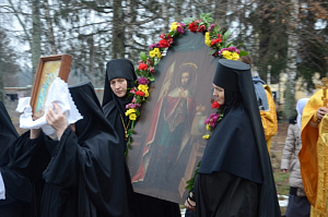 В Свято-Троицком Александро-Невском монастыре в с. Акатове  состоялся престольный праздник