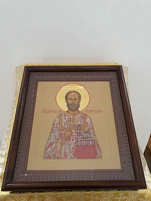 На подворье Новоспасского монастыря в Сумарокове молитвенно почтили память мученика Алексия Скоробогатова