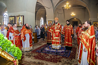 Митрополит Тамбовский Феодосий отслужил Литургию в Иоанно-Предтеченском храме Казанского мужского монастыря Тамбова