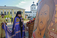 В день празднества Всемилостивому Спасу в Вознесенской Давидовой пустыни отметили престольный праздник