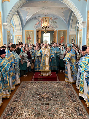 Епископ Выборгский Игнатий возглавил торжества дня памяти Коневской иконы Богоматери в Коневском мужском монастыре