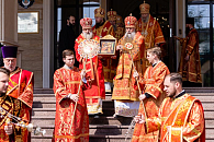 В рамках празднования 25-летия учреждения Астанайской епархии из Алексеевского монастыря Москвы принесена чудотворная икона Божией Матери «Целительница» 