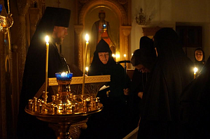 В Аносином монастыре совершен постриг в малую схиму