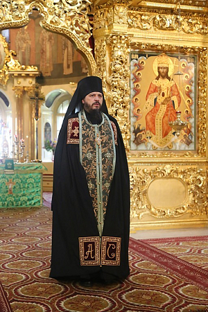 Патриаршее поздравление наместнику Иосифо-Волоцкого ставропигиального монастыря архимандриту Сергию (Воронкову) с 20-летием назначения на должность наместника