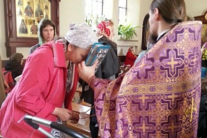 В Марфо-Мариинской обители прошло соборование детей-инвалидов организации «Радуга»