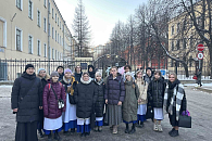 Состоялась передача гуманитарной помощи раненным воинам от Воскресенского Новодевичьего монастыря Санкт-Петербурга