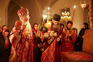 В Валаамском монастыре встретили Светлое Христово Воскресение