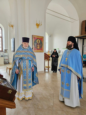 На Иоанно-Предтеченском подворье Новоспасского монастыря в Сумарокове почтили память мученика Алексия Скоробогатова