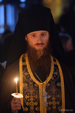 В 40-й день со дня кончины иеромонаха Константина (Никитенко) в Оптиной пустыни совершена соборная панихида