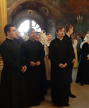 Иосифо-Волоцкий монастырь посетила группа студентов Санкт-Петербургской духовной академии