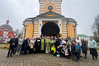 В день памяти преподобных Кирилла и Марии Радонежских в Аносином монастыре молитвенно отметили день ангела настоятельницы игумении Марии (Солодовниковой)