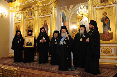 Визит Блаженнейшего Патриарха Иерусалимского Феофила III, июль 2013 года