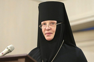 Патриаршее поздравление настоятельнице Богородице-Рождественского монастыря Москвы игумении Викторине (Перминовой) с 35-летием монашеского пострига