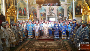 Блаженнейший митрополит Онуфрий возглавил торжества в Корецком монастыре по случаю праздника Корецкой иконы Божией Матери «Споручница грешных»