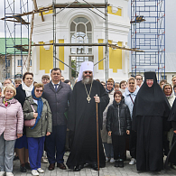 Глава Тамбовской митрополии принял участие в духовно-патриотической акции по увековечиванию памяти героев СВО на территории «Сада памяти» Сухотинского Знаменского монастыря